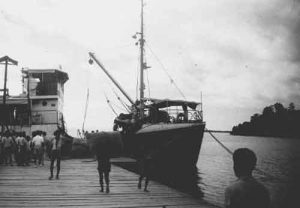 KM Taliwang tahun 1952, Pelabuhan Merak