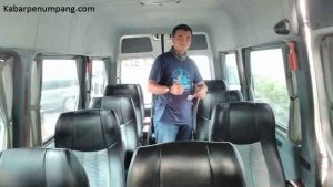 Bagian dalam shuttle yang tinggi