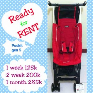 ilustrasi penyewaan stroller dengan harga. sumber: OLX