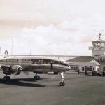 KLM_L-1049C_Constellation_at_Santa_Maria_(Azores)