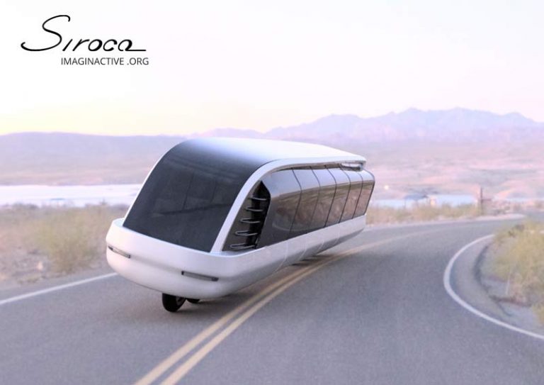 Sirocco, Bus Dengan Roda Sejajar Calon Transportasi Masa Depan