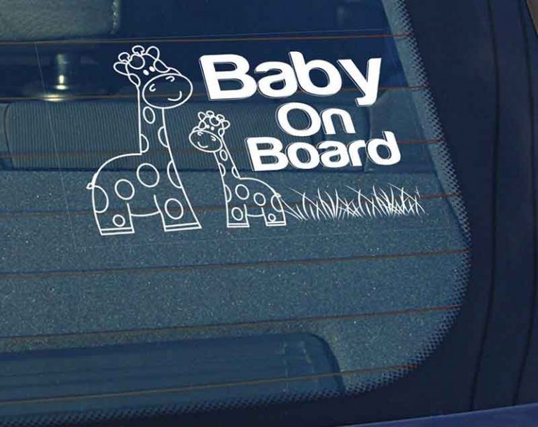 Stiker “Baby on Board” Ternyata Bisa Picu Kecelakaan Lalu Lintas