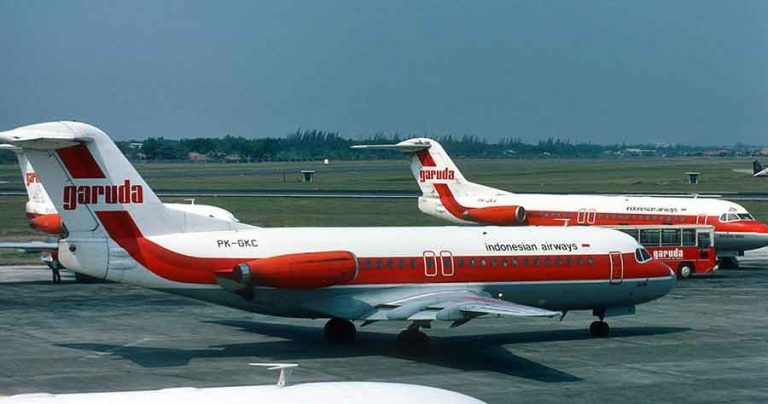 Fokker F-28, Pernah Menjadi Tulang Punggung Armada Garuda Indonesia