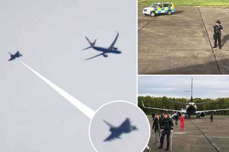 Terima Pesan Hoax, Eurofighter Typhoon Inggris Paksa Mendarat Ryanair