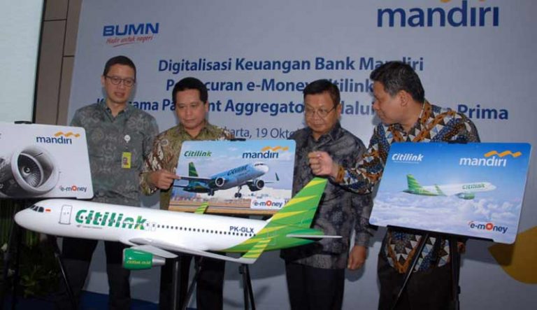 Rangkul Bank Mandiri, Citilink Indonesia Luncurkan E-Money Untuk Segala Transaksi. Efektifkah?