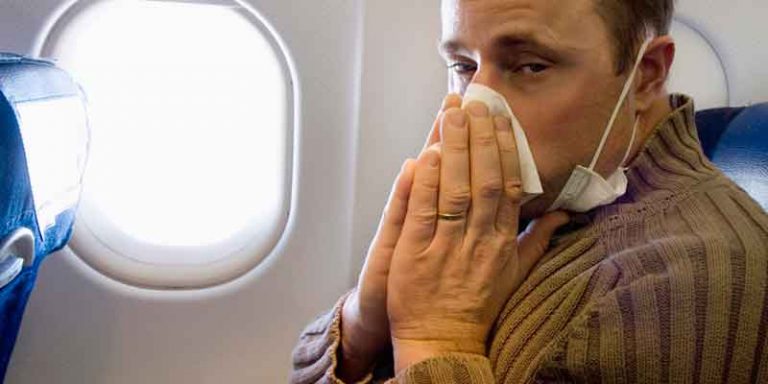 Saat Ada Penumpang Flu di Kabin, Maka Virusnya Tak Menyebar Pada Semua Orang