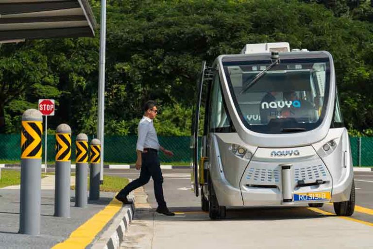 Singapura Hadirkan “Kota Mini” dengan Kendaraan Otonom