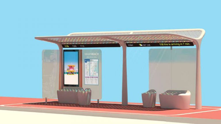 Desainer Ferrari Rancang Halte Bus Canggih dengan Konsep Alami