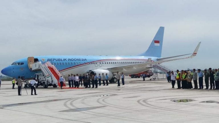 Pesawat Kepresidenan RI Bercat Biru Langit, Inilah Alasannya