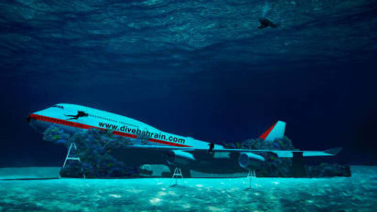 Di Bahrain, Bakal Ada Sosok Boeing 747 di Bawah Permukaan Laut