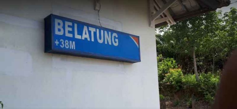 Punya Nama Unik, Stasiun “Belatung” Berada Diantara Lampung dan Palembang