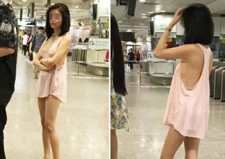 Kenakan Busana Super Minim, Model Asal Filipina Bikin Geger Stasiun MRT Singapura