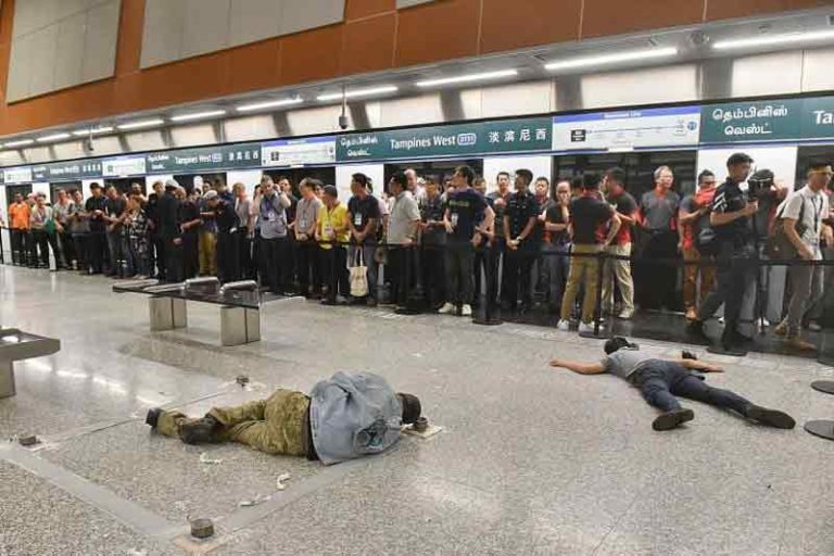 Antisipasi Serangan Teror dan Bom Bunuh Diri di Stasiun, Singapura Gelar Simulasi Libatkan 120 Orang
