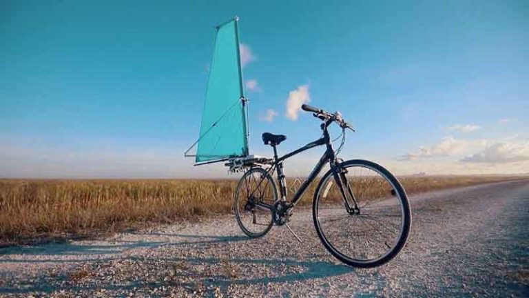 Sepeda dengan Layar Lipat, Solusi Transportasi di Pedesaan