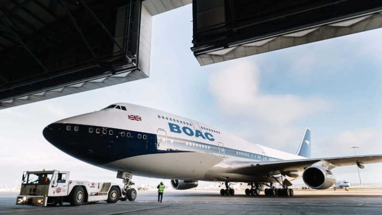 Akhirnya! British Airways Hadirkan Boeing 747 Berlivery Vintage BOAC