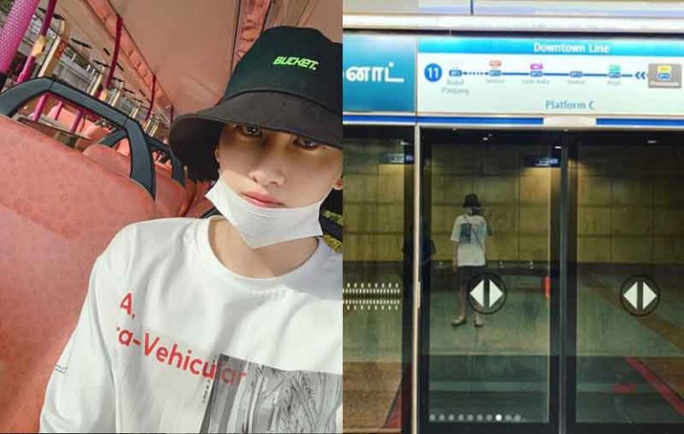 Penggemar Tak Sadar! Eunhyuk Super Junior, Naik MRT dan Bus di Singapura