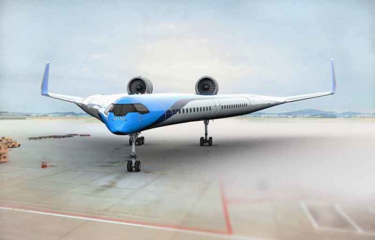 KLM Gandeng TU Delft Kembangkan Pesawat Hemat Energi “Flying-V”