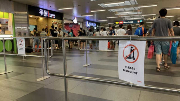 MRT Singapura Larang Pengguna PMD untuk Gunakan Layanan!