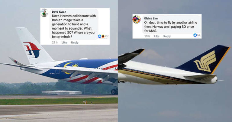 Singapore Airlines Teken MoU dengan Malaysia Airlines, Warganet Mencak-Mencak di Media Sosial