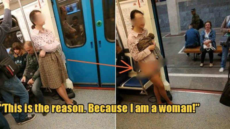 [Video 18+] Tidak Dapat Kursi, Penumpang Metro Moskow Nekat Buka Celana Dalam!