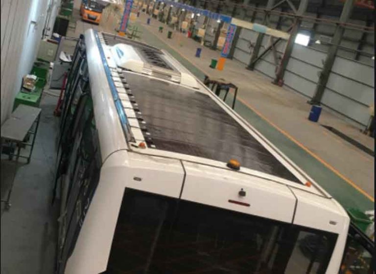 Global Solar Energy Rilis Shuttle Bus Bertenaga Surya Pertama di Bandara
