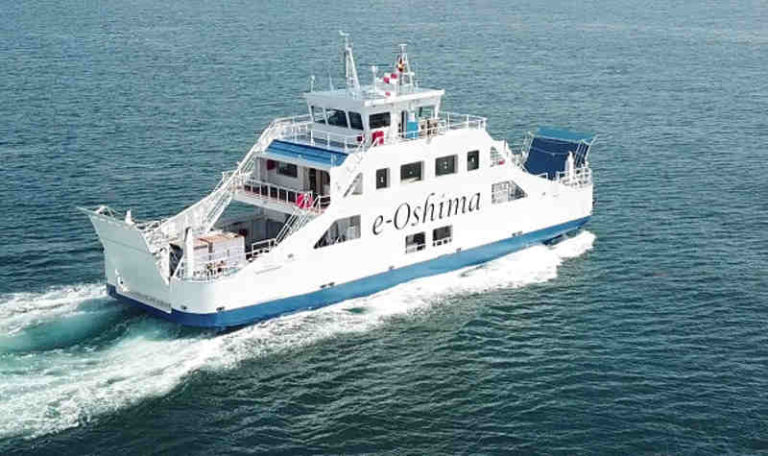e-Oshima, Kapal Ferry Bertenaga Listrik dengan Baterai Sejenis di Boeing 787 Dreamliner