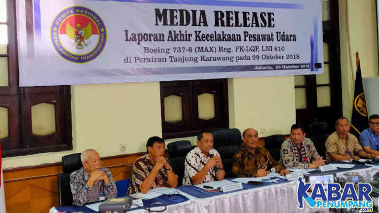 KNKT (Kembali) Ungkap Kejadian Pra Jatuhnya Lion Air JT610
