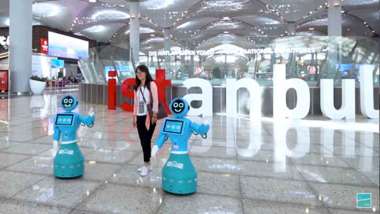 Mampu Menampung 41 Juta Penumpang, Bandara Istanbul Dilengkapi Robot Humanoid