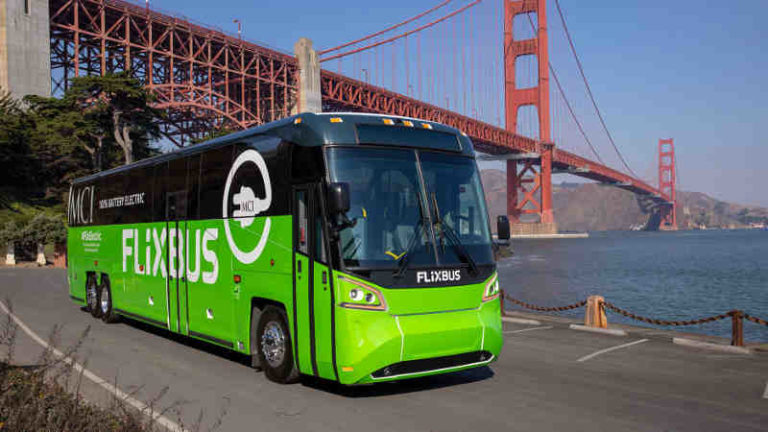 FlixBus Uji Coba  Bus Listrik Terjauh di Amerika Serikat