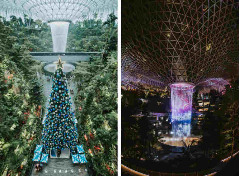 Bandara Changi Hadirkan Pohon Natal Raksasa dan Karakter Frozen II