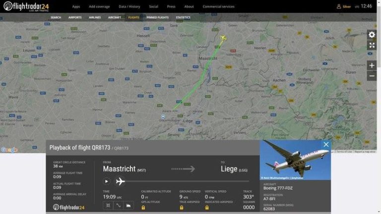 Boeing 777 Milik Qatar Hubungkan Jarak 38Km Dalam Waktu Sembilan Menit Saja!