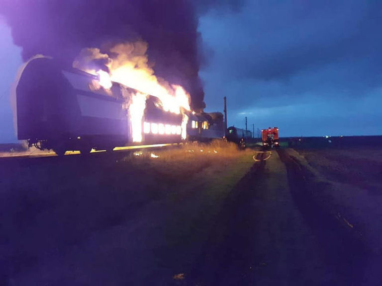 Kereta di Rumania Terbakar, Diduga Akibat Korsleting