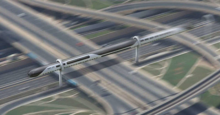 AeroSlider Konsep Kereta dengan Kecepatan 804 Km Per Jam
