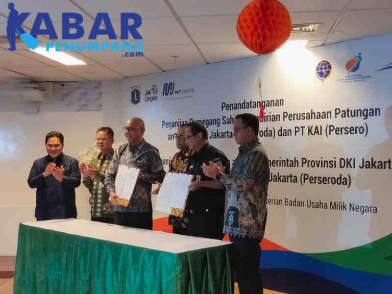 Perusahaan Patungan PT MRT Jakarta dan PT KAI Buat Empat Stasiun Integrasi