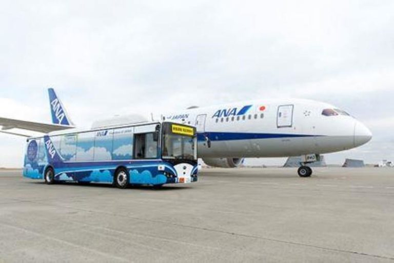 Bus Listrik Otonom Melenggang Mulus di Bandara Haneda