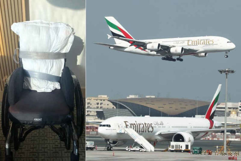 Sandaran Belakang Kursi Roda Hilang, Penumpang Emirates Tak bisa Nikmati Liburan