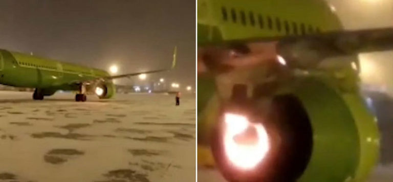 Baru 13 Bulan Beroperasi, Airbus A321 Milik Maskapai Terbesar di Rusia Terbakar