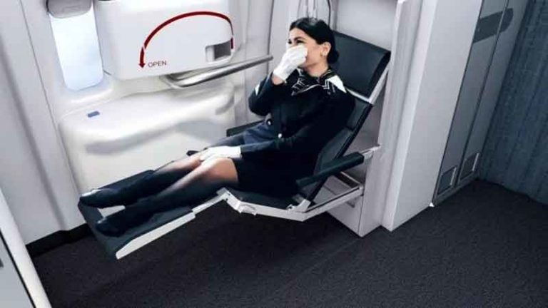 Diklaim Bisa Bikin Pramugari Jadi Lebih Nyaman, Inilah Konsep Zero G-Attendant Seat