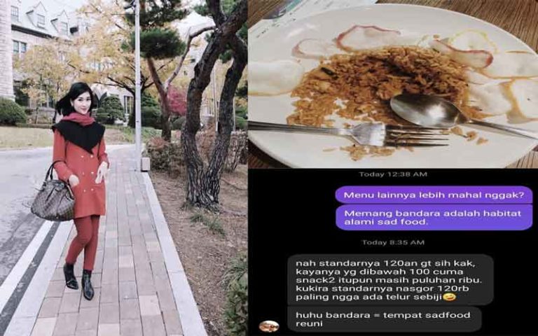 Makan Nasi Goreng Ala Kadarnya di Bandara Soetta, Netizen ini ‘Komplain’ dengan Harga Rp120 Ribu!