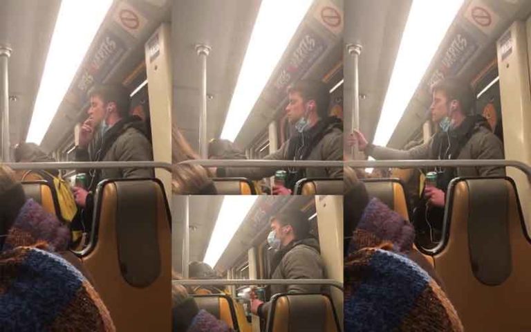Jilat Jemari dan Pegang Tiang Kereta Bawah Tanah, Pria ini Mendapat ‘Kutukan’ dari Netizen!