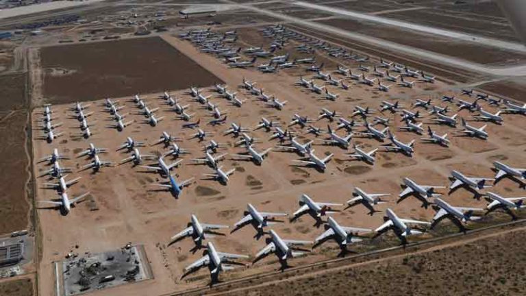 Imbas Covid-19 , Bandara Roswell Raih Untung dari Jasa Parkir Pesawat