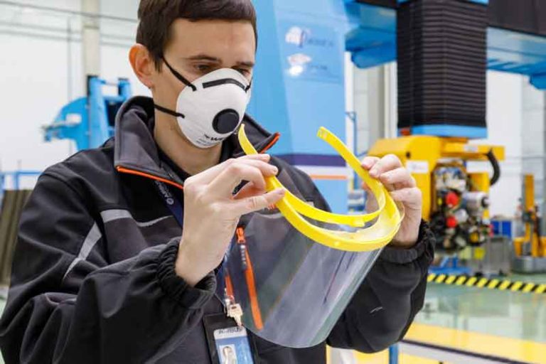 Tanggap Wabah Corona, Airbus Produksi Visor APD dengan Printer 3D