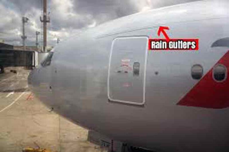 Pernah Dengar “Rain Gutter” di Pesawat? Jika Belum Simak di Sini
