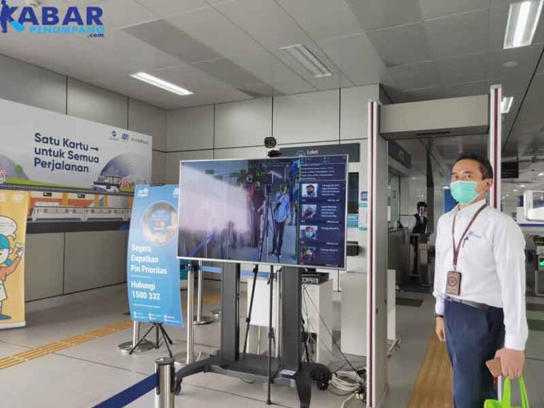 Thermal Scanner di Stasiun MRT Jakarta, Selain Deteksi Suhu Tubuh Juga Bisa Kenali Rentang Usia Calon Penumpang