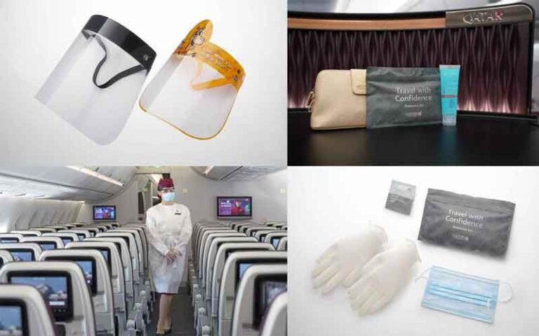 Qatar Airways Siapkan Face Shield untuk Penumpang