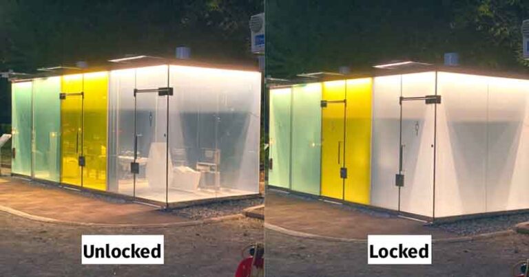 Wow, Toilet Umum di Jepang Dibuat Transparan