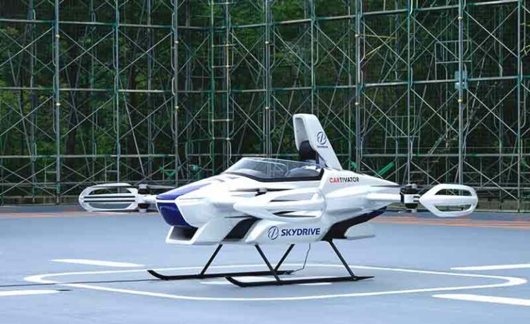 Mobil Terbang SkyDrive SD-03, Uji First Flight dengan Pilot