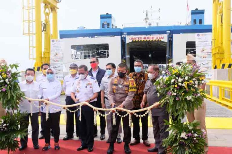 Sanggup Layani Kapal Ferry Bertonase 10.000 Ton, Dermaga IV Merak-Bakauheni Resmi Dibuka