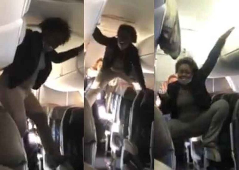 Viral, Penumpang Pesawat Kesurupan Naik Ke Atas Kursi dan Teriak Sumpah Serapah