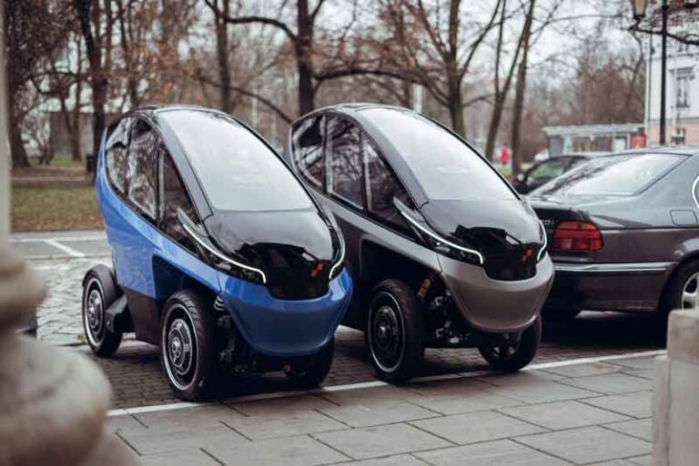 Triggo EV – Sepeda Listrik dengan Empat Roda, Bisa Ditarik Bila Parkir